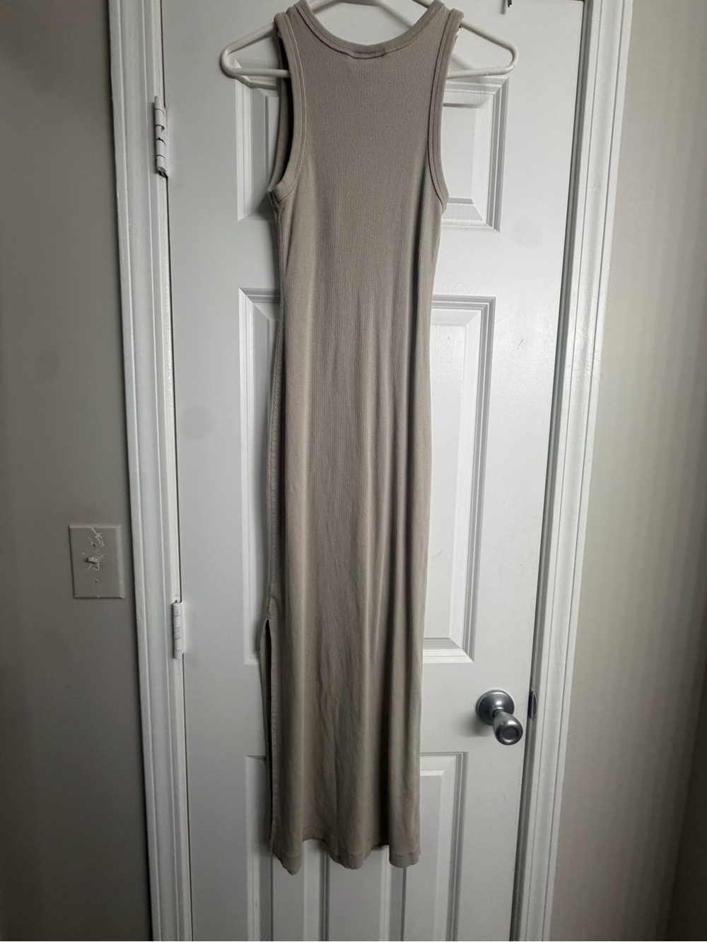 Universal Thread Sleeveless Maxi Dress in Light Taupe